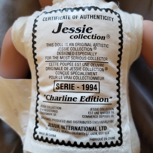 Jessie Collection Charline Edition Doll 1994 - Picture 4 of 8